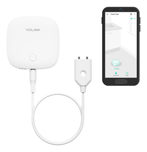 Sensor De Fugas De Agua Yolink Modelo 3 Con Sirena 105 Db Color