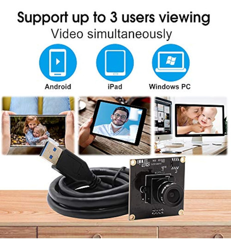 Módulo De Cámara Usb De 2mp 1080p Webcam Usb 3.0