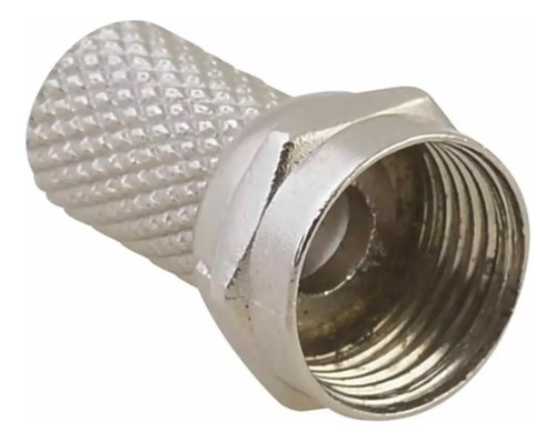 Terminal Coaxial Rg6 Tv 50 Unidades