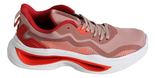 Tenis Mujer Court A7900t Rosa Running Plataforma Gym