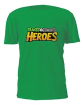 Comprar Plants Vs Zombies Heroes Logo Remera Friki Tu Eres