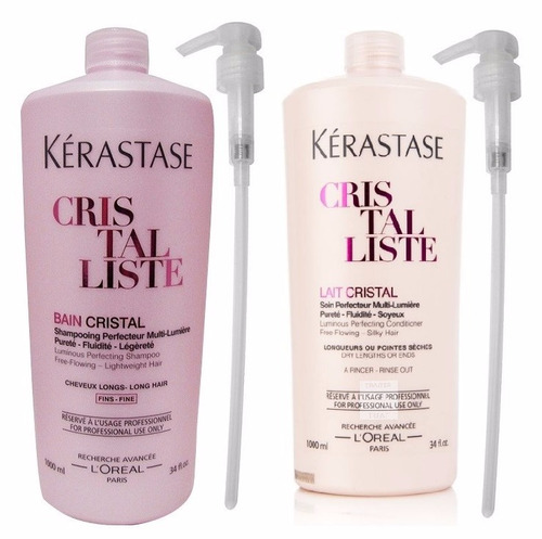 Kerastase Cristalliste Shampoo 1000ml + Condicionador 1000ml