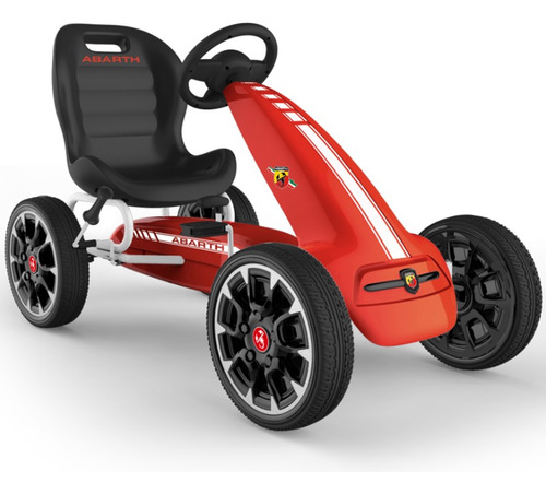 Go Kart Abarth Carro A Pedales Volante Asiento Freno De Mano