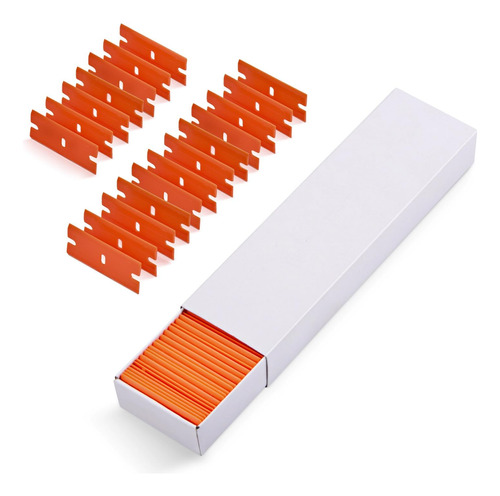 Plastic Razor Blades 100 Pcs Double Edged Plastic Blade For 