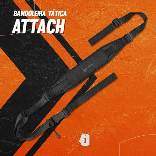 Bolso de hombro táctico Attach Invictus Black o Coyote