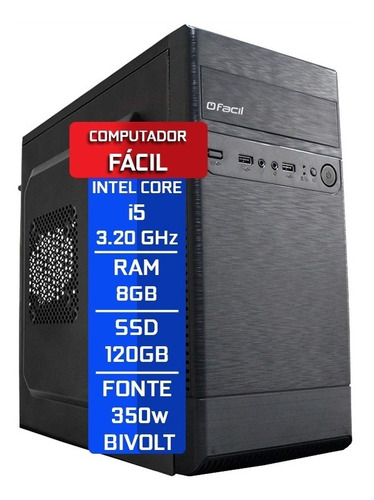 Imagem 1 de 4 de Computador Intel Core I5 3,20ghz 8gb Ddr3 Ssd 120gb