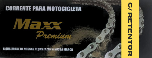 Corrente Maxx C/ Retentor Z300 Z 300  Emenda Clipe 520 106