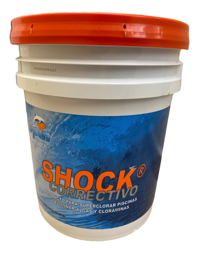 Shock Correctivo 18 Kg Dicloro Marca Spin Para Albercas