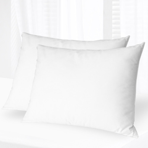 Almohada Monarca Standart 200 Hilos 4 Pack. Color Blanco