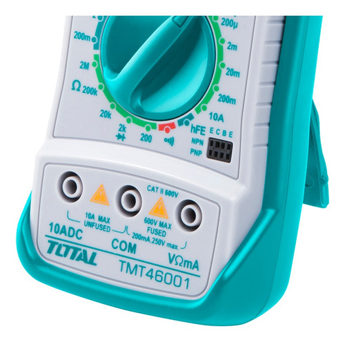 Imagen 3 de 7 de Tester Multimetro Digital Profesional Total 46001 Industrial