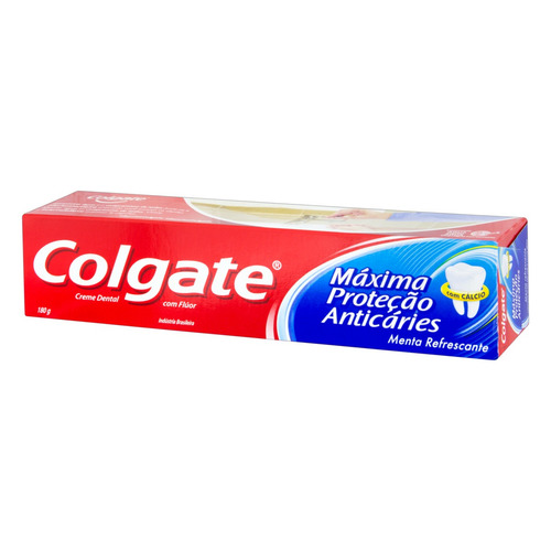 Imagem 2 de 4 de Creme Dental Colgate Máxima Proteção Anticáries 180g Pasta