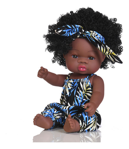 Muñeca De Juguete Negra Para Niños, Bonita, Rizada, Deportiv