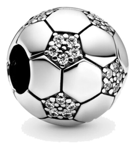 Charm De Plata 925, Colgante Pelota Futbol Balón Dije