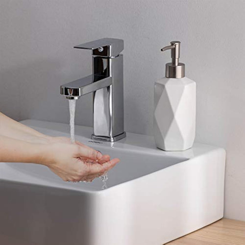 Dispensador De Jabon Duradero Y Reutilizable Color Blanco
