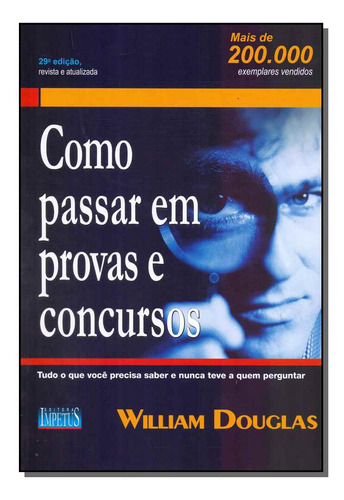 Libro Como Passar Em Provas E Concursos De Douglas William