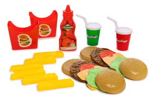 Toy Chef Juego De Comida Rpida, Hamburguesa De Juego De Simu