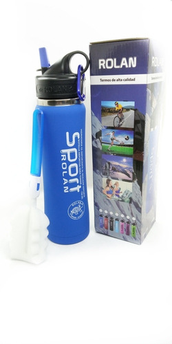 Imagen 2 de 5 de Botella Térmica Sport Pico Nuevo Frío Calor Silicona 750 Ml