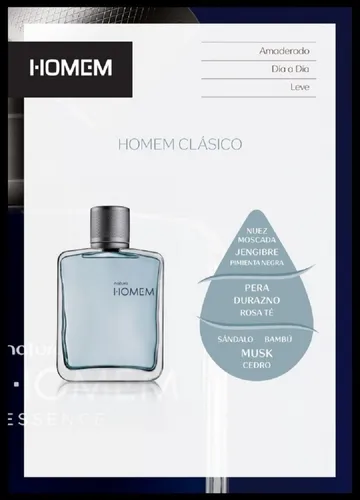 Perfume de hombre natura homem new arrivals