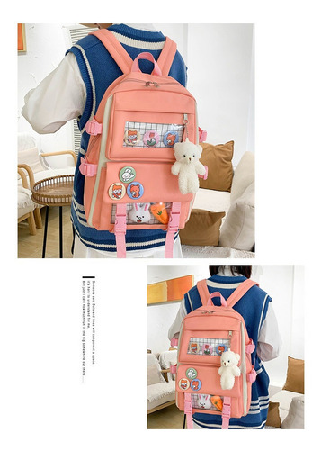 4-piece School Bags For Girls Teens College Students