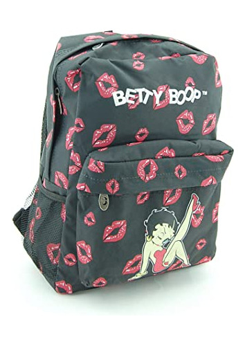 Mochila Grande De Microfibra Betty Boop Con 16 Pulgadas De A