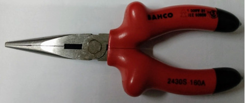 Pinza Punta Semiredonda Aislada Bahco 2430s 160 Rn 1000 V