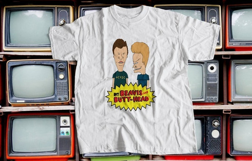 Imagen 2 de 3 de Remera Beavis And Butt-head (dama/unisex)
