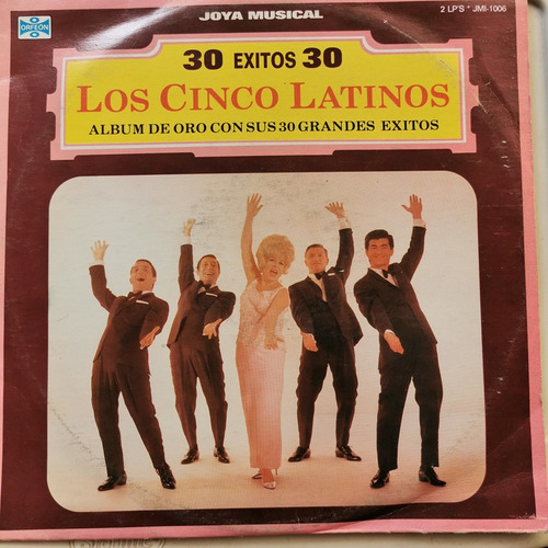 Disco Lp:los Cinco Latinos- Album Oro 2 Lpss
