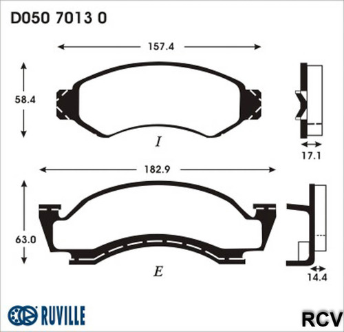 Balatas Disco  Delantera Para Ford F150   1984