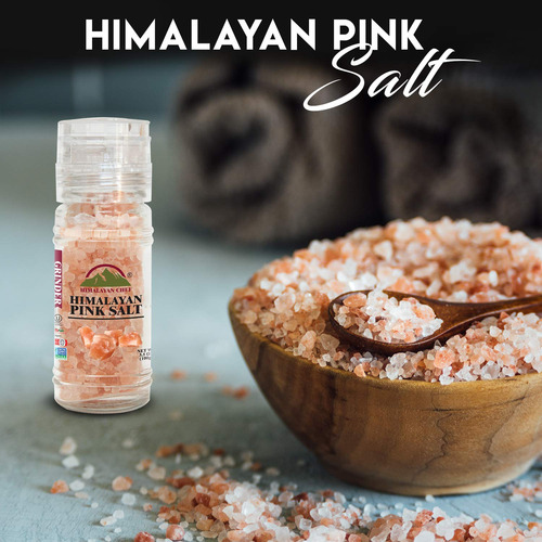 Molinillo De Sal Rosa Y Pimienta Negra Con Estante Inoxidabl
