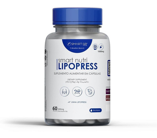 Imagem 2 de 2 de Suplemento Alimentar Smart Gr Nutri Lipopress 60cps - 500mg