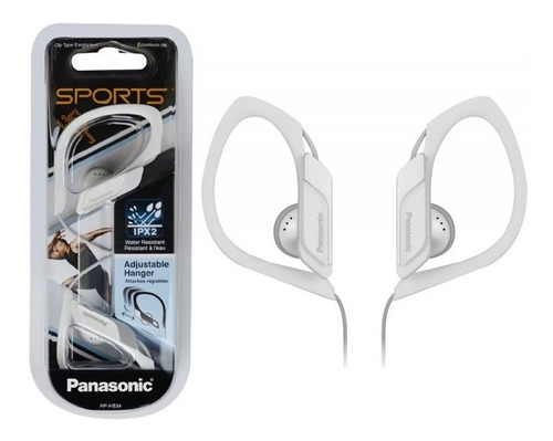 Imagen 1 de 1 de Auriculares Deportivos Panasonic Rp-hs34 - Ipx2 Resiste Agua