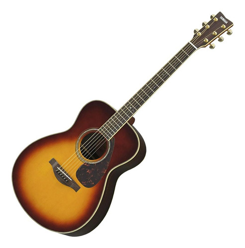 Violão Eletroacústico Aço Yamaha Ls6 Are Brown Sunburst