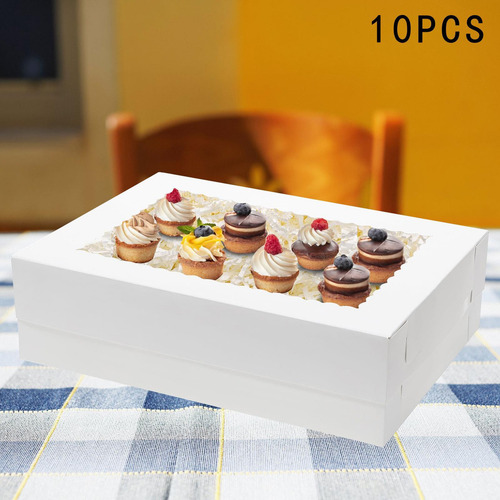 10x Caixas De Confeitaria Para Tortas E, Embalagem Para