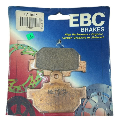 Balata Freno Disco Fa106r Ebc Brakes Suzuki Ls 650