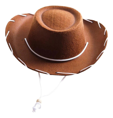 Sombrero De Vaquero Occidental Con Cuerda De Cordón Para Muj