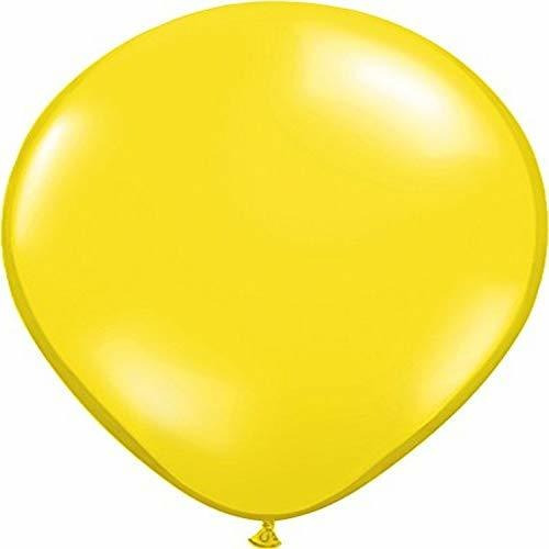 Globos Látex Amarillo Citrino 16  (50 Unidades)