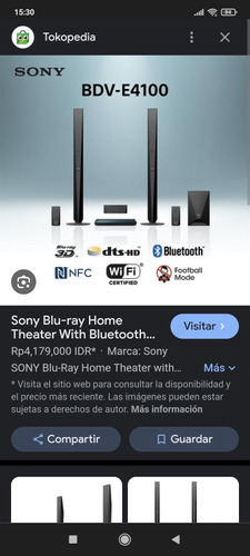 Parlantes De Home Theater Sony En Perfecto Estado 