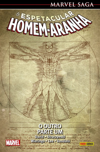 O Espetacular Homem-Aranha Vol.09: Marvel Saga, de Straczynski, Joe Michael. Editora Panini Brasil LTDA, capa dura em português, 2021