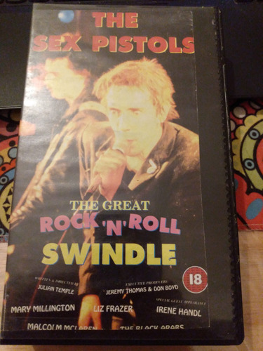 Vhs Sex Pistols  The Great Rock N' Roll Swindle 