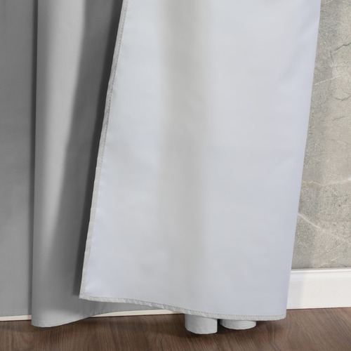 Cortina Blackout 100% Em Tecido + Pvc 3,00m X 2,70m Branco