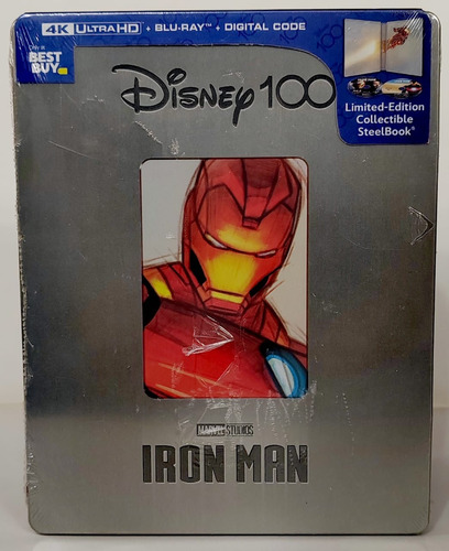 Steelbook Iron Man (4k Uhd + Blu-ray + Dc)