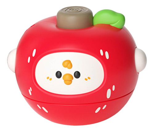 Peonza Giratoria Con Forma De Fruta Para Niños, Manzana