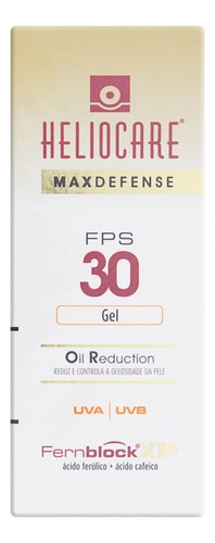 Protetor Solar Gel FPS 30 Heliocare Max Defense Caixa 50g