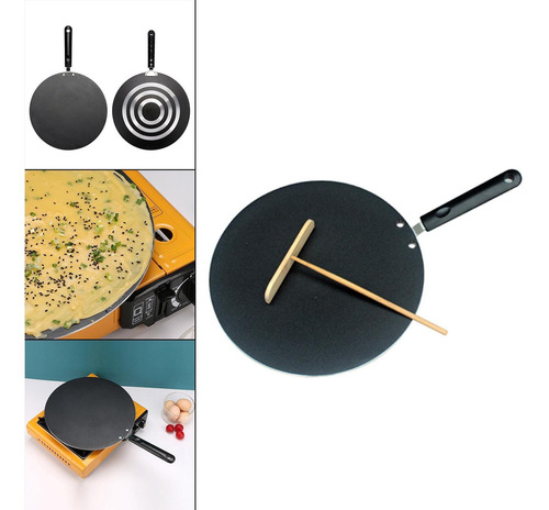 Máquina Para Hacer Crepes De Molde Para Panqueques L Negro