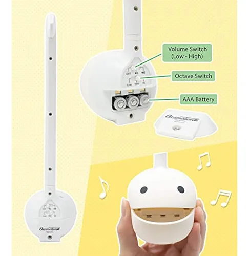 Otamatone Blanco Sintetizador Musical Japones Portatil