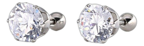 Aros Abridores Aritos Acero Quirúrgico Strass Cubic 5mm 