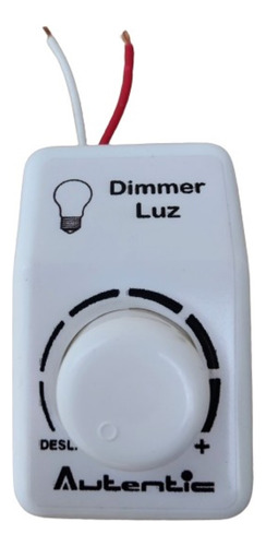 Dimmer Luz Rotativo Bivolt Chave On/off Regular Luz Ambiente