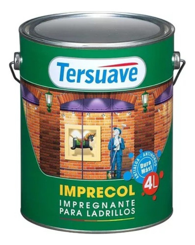 Imprecol Ladrillos Satinado Ceramico Tersuave 1 Lt