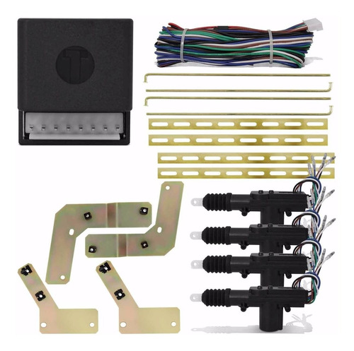 Kit Trava Elétrica Peugeot  206 207 + Suporte  4 Portas