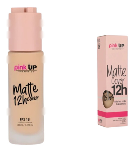 Maquillaje Líquido Matte Cover 12 H Pink Up Nuevo Original